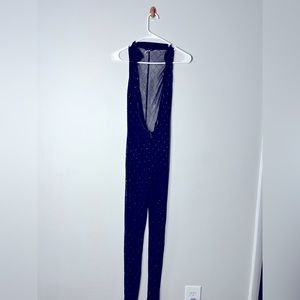 Silver studded jumpsuit